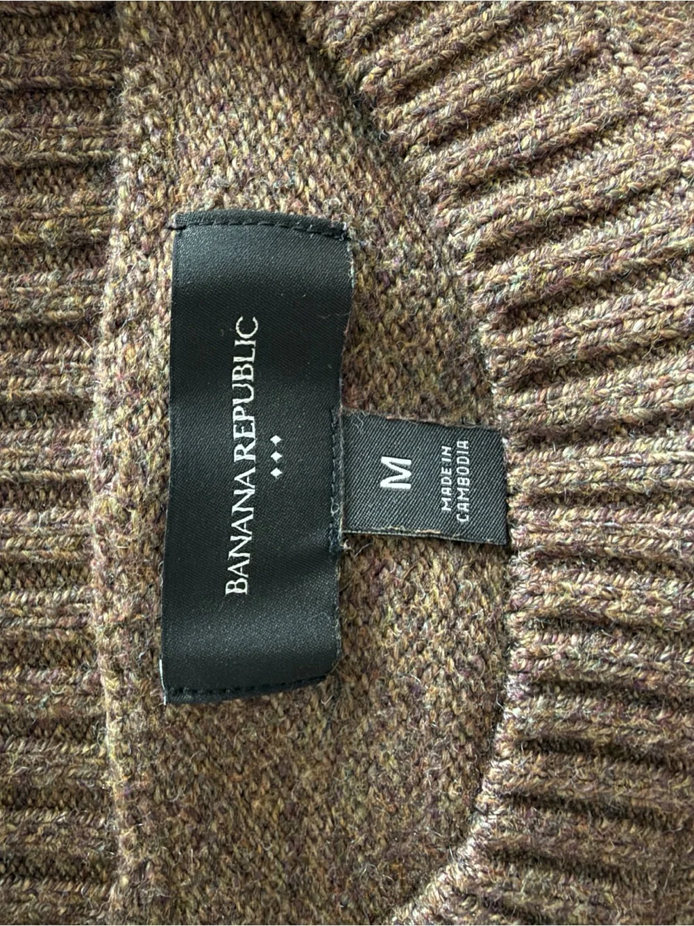 Banana Republic Brown Heather Crewneck Sweater